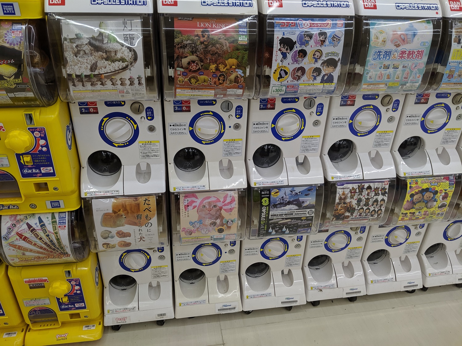 Gacha in Tokyo, Japan