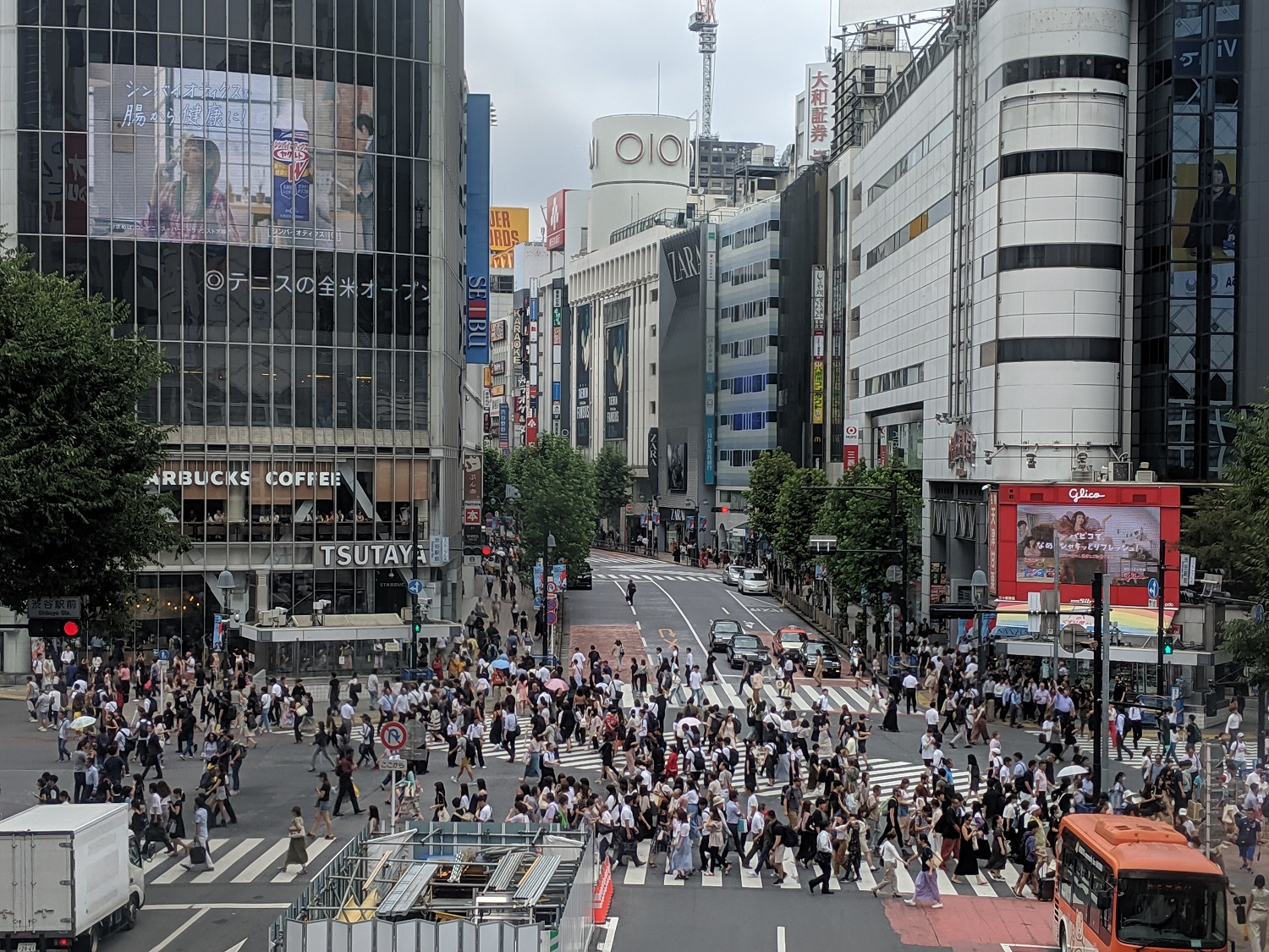 Shibuya Crossing in Tokyo, Japan