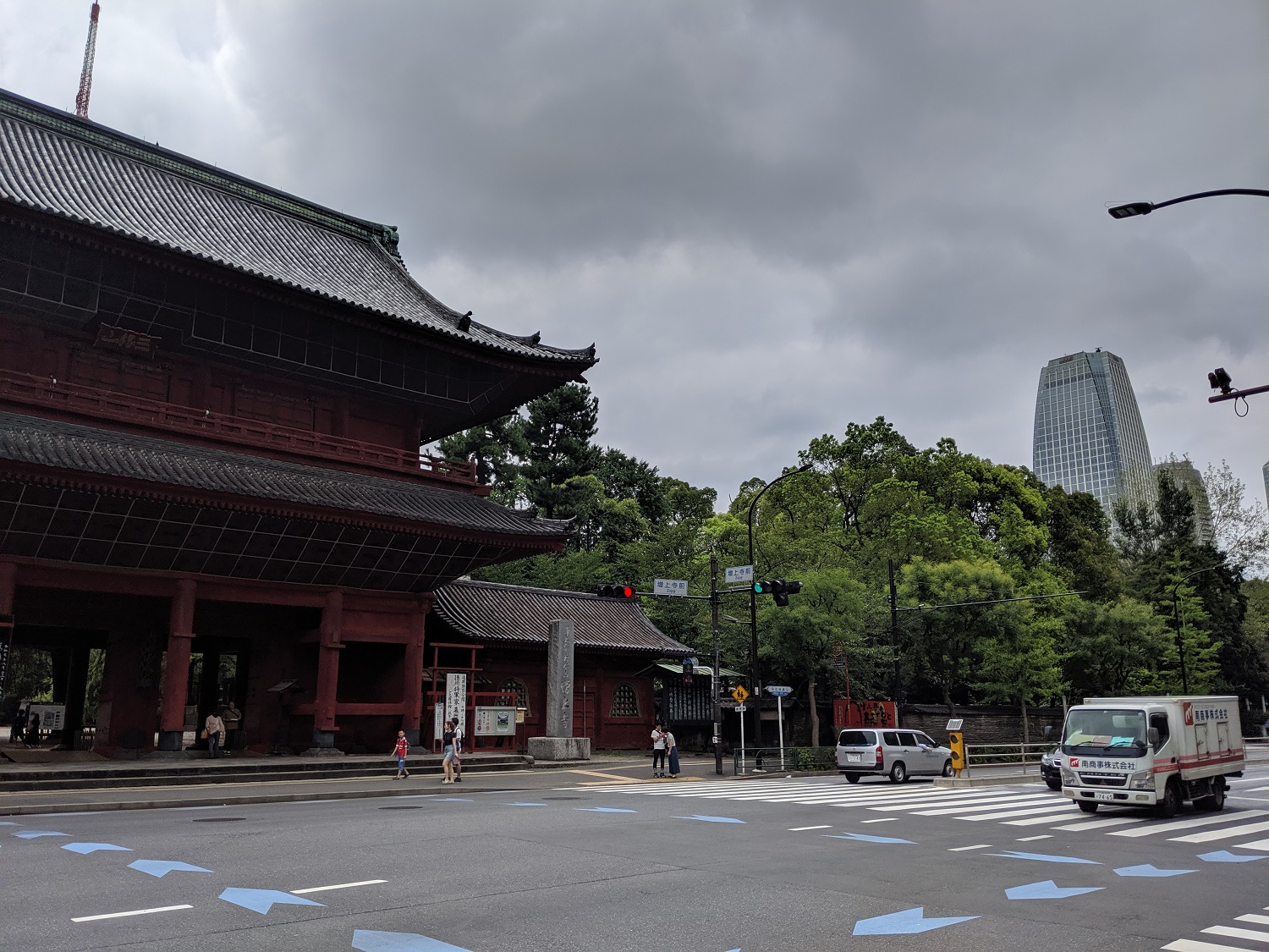 Zojoji Temple in Tokyo, Japan