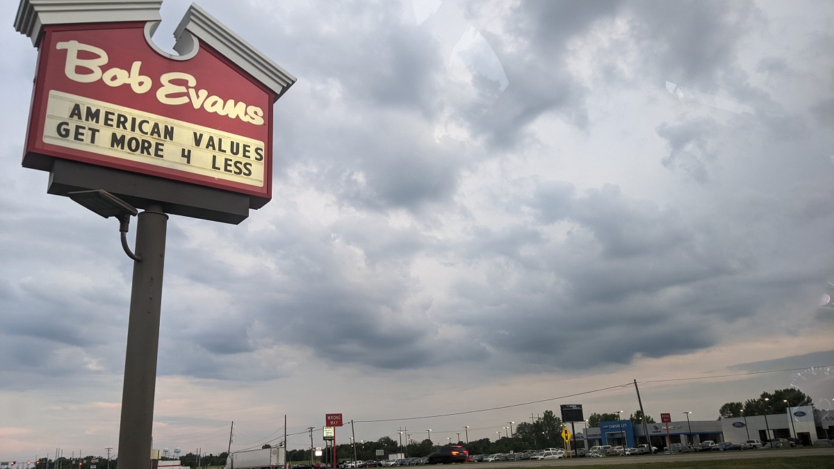 Skies Above Bob Evans